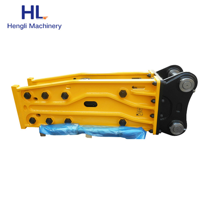 HL53 10 टन मिनी खुदाई हाइड्रोलिक ब्रेकर त्वरित युग्मक हाइड्रोलिक ब्रेकर हैमर शीयर